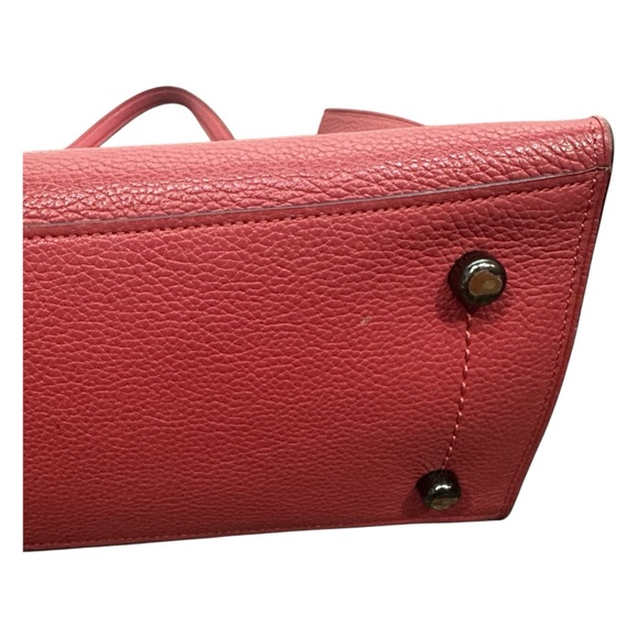 Coach Red Charlie Carryall With Metallic Logo pebble leather - Picture 8 of 13
